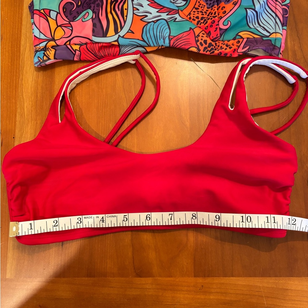 Lot of 2 Born Primitive Swim Bikini Tops Size Small - Picture 5 of 14